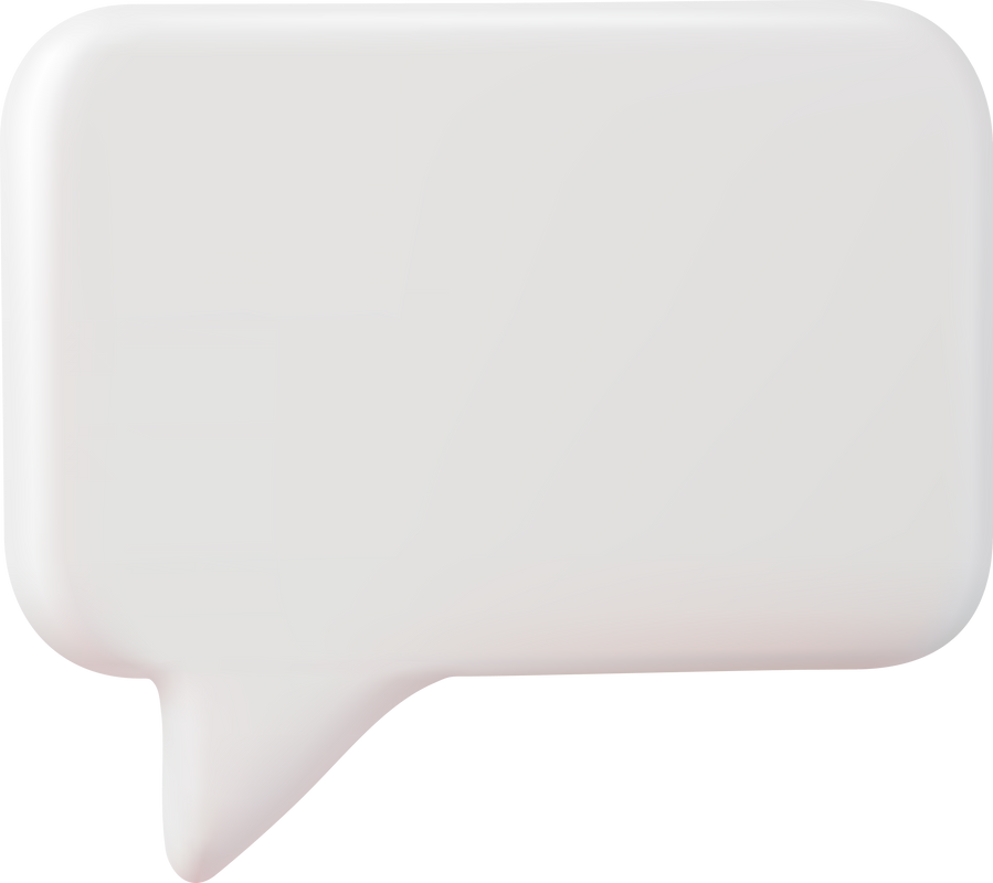 3d Chat bubble